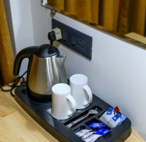 Tea/Coffee maker in all the Rooms